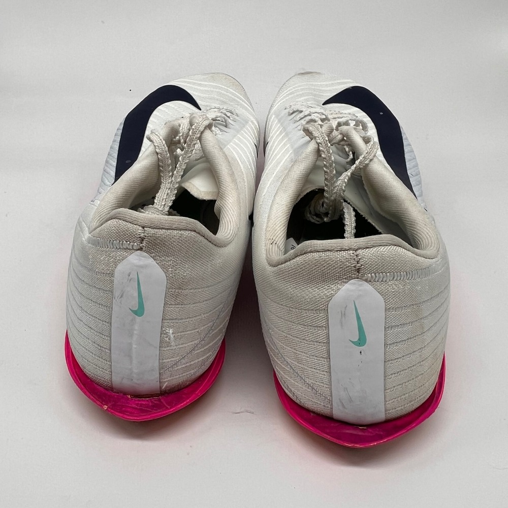 Nike Air Zoom Maxfly 2 shoes Pink Navy Track Spikes FD8395-100 Mens 6.5 Womens 8 - Picture 5 of 8